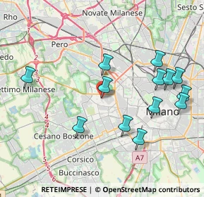 Mappa Via Matteo Civitali, 20147 Milano MI, Italia (4.16846)