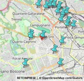 Mappa Via Matteo Civitali, 20147 Milano MI, Italia (2.4455)