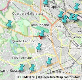 Mappa Via Matteo Civitali, 20147 Milano MI, Italia (2.79357)