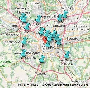 Mappa Viale Luigi Camoens, 20121 Milano MI, Italia (5.96111)