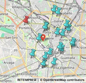 Mappa Viale Luigi Camoens, 20121 Milano MI, Italia (1.9205)