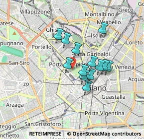 Mappa Viale Luigi Camoens, 20121 Milano MI, Italia (1.26538)