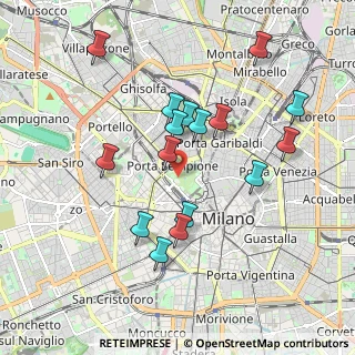 Mappa Viale Luigi Camoens, 20121 Milano MI, Italia (1.80688)