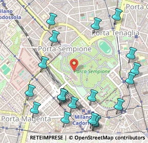 Mappa Viale Luigi Camoens, 20121 Milano MI, Italia (0.6555)