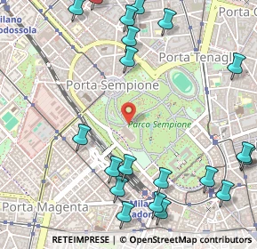 Mappa Viale Luigi Camoens, 20121 Milano MI, Italia (0.705)