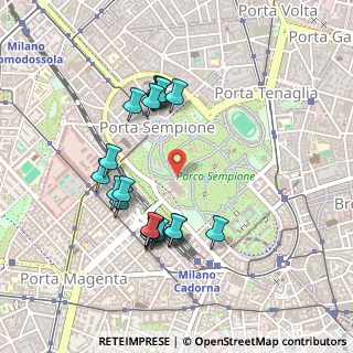 Mappa Viale Luigi Camoens, 20121 Milano MI, Italia (0.4445)