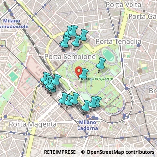 Mappa Viale Luigi Camoens, 20121 Milano MI, Italia (0.4355)