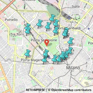 Mappa Viale Luigi Camoens, 20121 Milano MI, Italia (0.926)