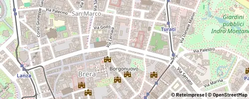 Mappa Milão