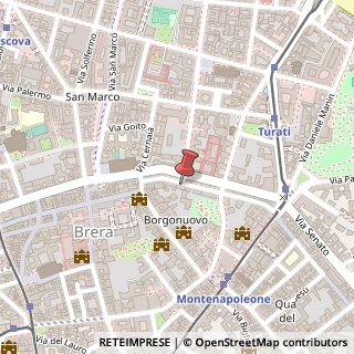 Mappa Via dell'Annunciata, 27, 20121 Milano, Milano (Lombardia)