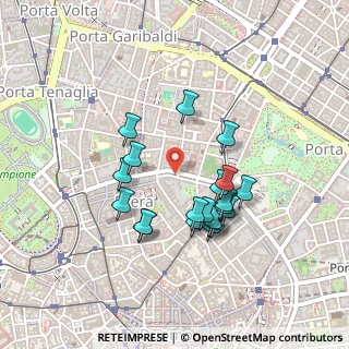 Mappa Via dell'Annunciata, 20121 Milano MI, Italia (0.3945)