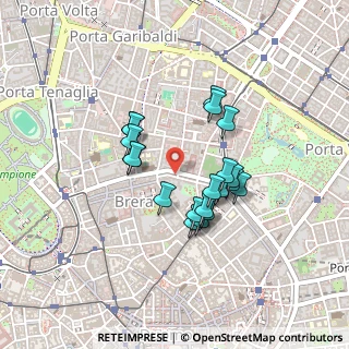 Mappa Via dell'Annunciata, 20121 Milano MI, Italia (0.3455)