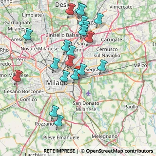Mappa Via Camillo e Otto Cima, 20134 Milano MI, Italia (8.3445)