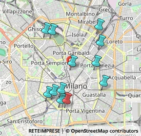 Mappa Via Pontaccio, 20121 Milano MI, Italia (1.87917)