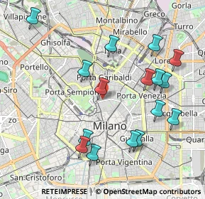 Mappa Via Pontaccio, 20121 Milano MI, Italia (2.14188)