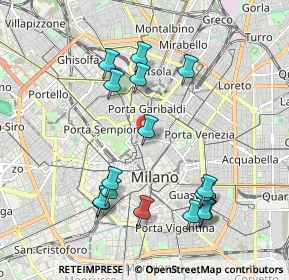 Mappa Via Pontaccio, 20121 Milano MI, Italia (2.0325)