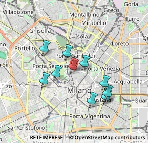 Mappa Via Pontaccio, 20121 Milano MI, Italia (1.55182)