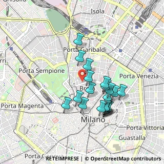 Mappa Via Pontaccio, 20121 Milano MI, Italia (0.789)