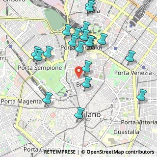 Mappa Via Pontaccio, 20121 Milano MI, Italia (1.068)