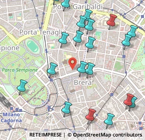 Mappa Via Pontaccio, 20121 Milano MI, Italia (0.613)