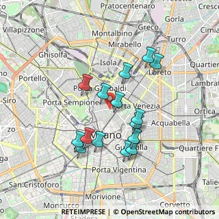 Mappa Via Fatebenefratelli, 20121 Milano MI, Italia (1.606)