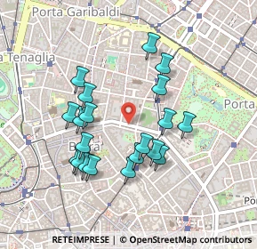Mappa Via Fatebenefratelli, 20121 Milano MI, Italia (0.4215)