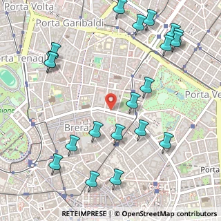 Mappa Via Fatebenefratelli, 20121 Milano MI, Italia (0.662)