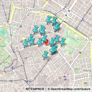 Mappa Via Fatebenefratelli, 20121 Milano MI, Italia (0.324)