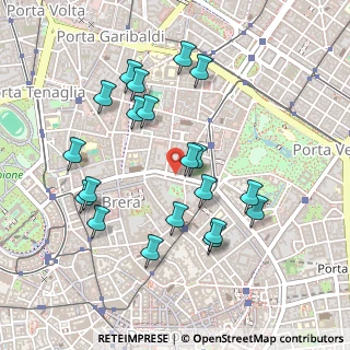 Mappa Via Fatebenefratelli, 20121 Milano MI, Italia (0.4795)