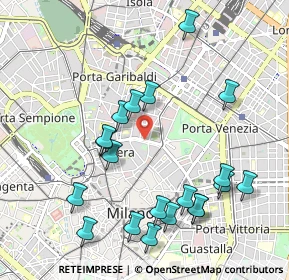 Mappa Via Fatebenefratelli, 20121 Milano MI, Italia (1.0895)