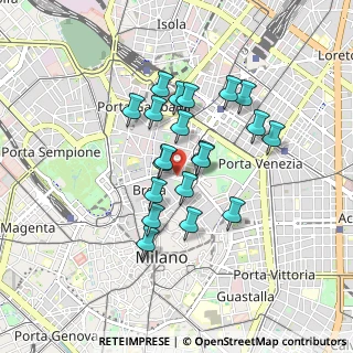 Mappa Via Fatebenefratelli, 20121 Milano MI, Italia (0.6935)