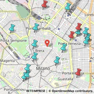 Mappa Via Fatebenefratelli, 20121 Milano MI, Italia (1.458)