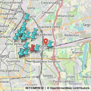 Mappa Polispecialistico Lambrate, 20131 Milano MI, Italia (2.1725)