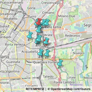Mappa Polispecialistico Lambrate, 20131 Milano MI, Italia (1.385)
