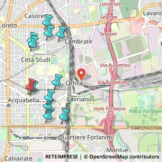 Mappa Polispecialistico Lambrate, 20131 Milano MI, Italia (1.3375)