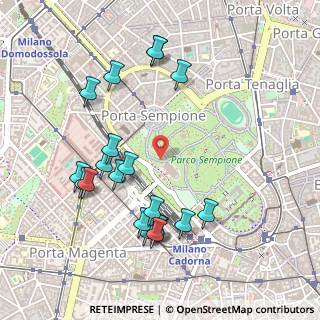 Mappa Viale Guglielmo Shakespeare, 20121 Milano MI, Italia (0.53)
