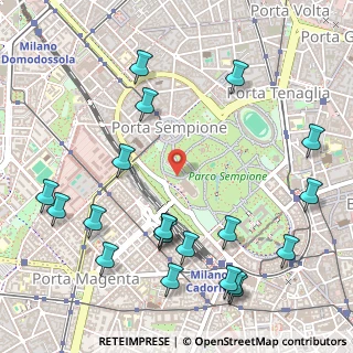 Mappa Viale Guglielmo Shakespeare, 20121 Milano MI, Italia (0.66)