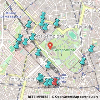 Mappa Viale Guglielmo Shakespeare, 20121 Milano MI, Italia (0.6395)