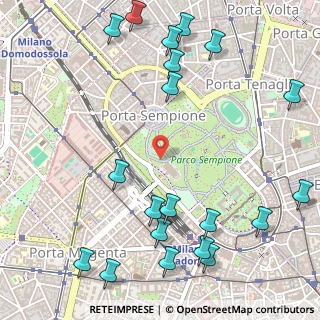 Mappa Viale Guglielmo Shakespeare, 20121 Milano MI, Italia (0.7185)