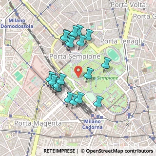 Mappa Viale Guglielmo Shakespeare, 20121 Milano MI, Italia (0.4145)