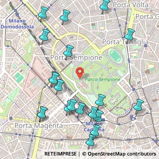 Mappa Viale Guglielmo Shakespeare, 20121 Milano MI, Italia (0.659)