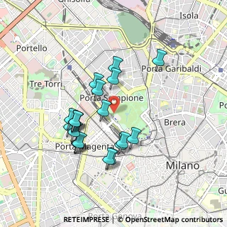 Mappa Viale Guglielmo Shakespeare, 20121 Milano MI, Italia (0.8295)