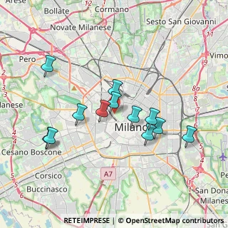 Mappa Viale Guglielmo Shakespeare, 20121 Milano MI, Italia (3.365)