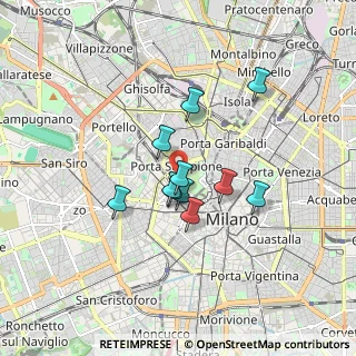 Mappa Viale Guglielmo Shakespeare, 20121 Milano MI, Italia (1.25273)