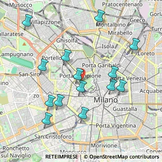 Mappa Viale Guglielmo Shakespeare, 20121 Milano MI, Italia (2.13214)