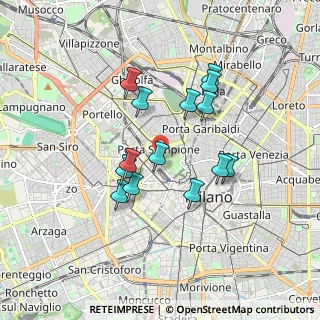 Mappa Viale Guglielmo Shakespeare, 20121 Milano MI, Italia (1.50357)