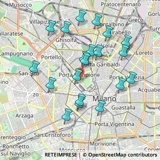 Mappa Viale Guglielmo Shakespeare, 20121 Milano MI, Italia (2.01)