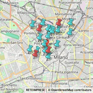 Mappa Viale Guglielmo Shakespeare, 20121 Milano MI, Italia (1.372)