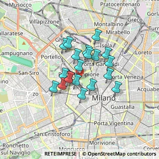 Mappa Viale Guglielmo Shakespeare, 20121 Milano MI, Italia (1.236)