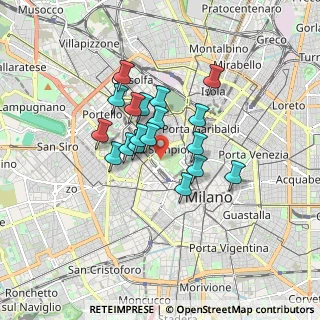 Mappa Viale Guglielmo Shakespeare, 20121 Milano MI, Italia (1.25333)
